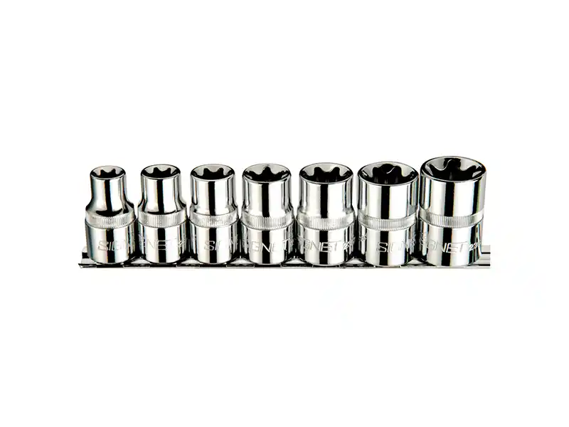 1/2" dr. 7 件 e-torx 套筒組