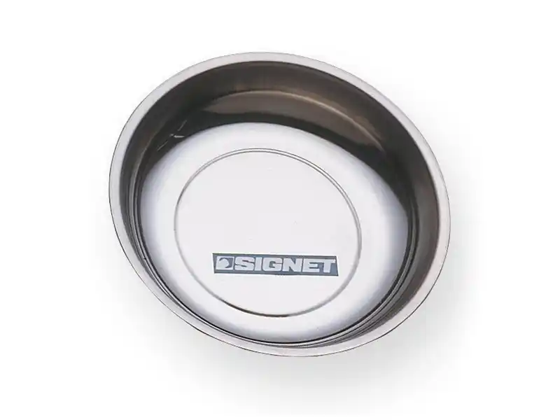 Stainless Magnetic Parts Tray, Round