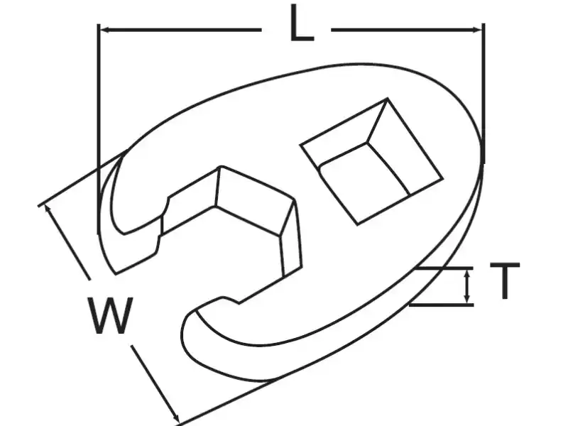 Crowfoot Wrench, Metric